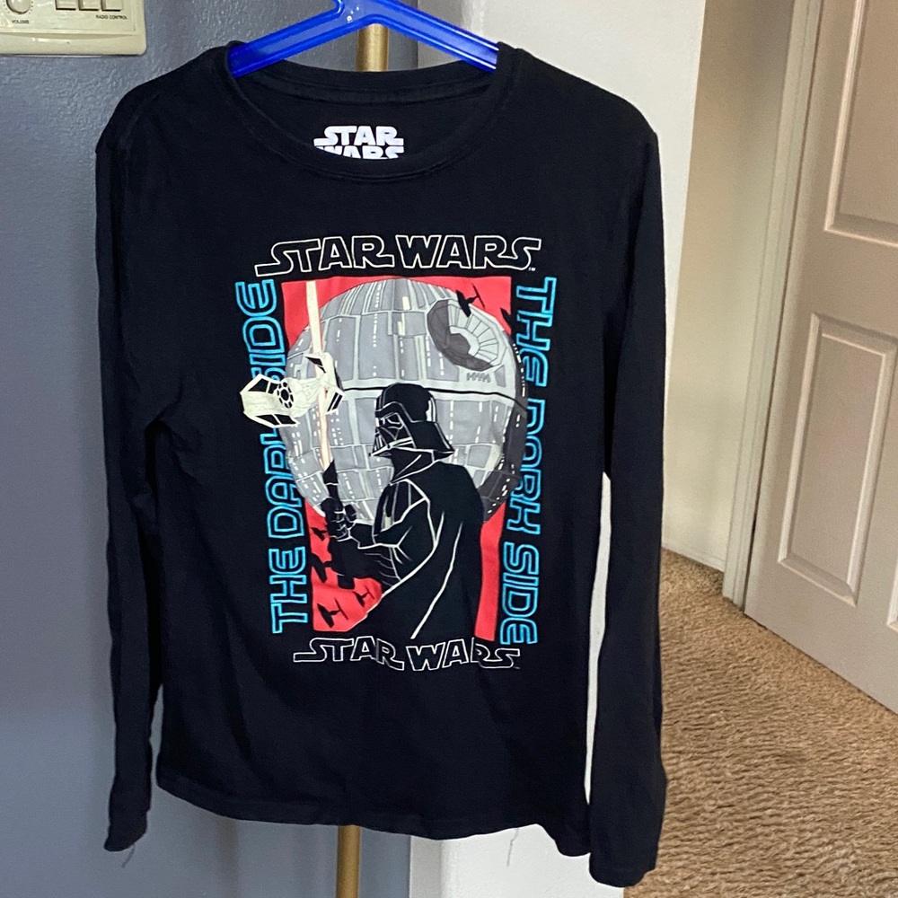 Star Wars Black and Blue Long Sleeve Tee
